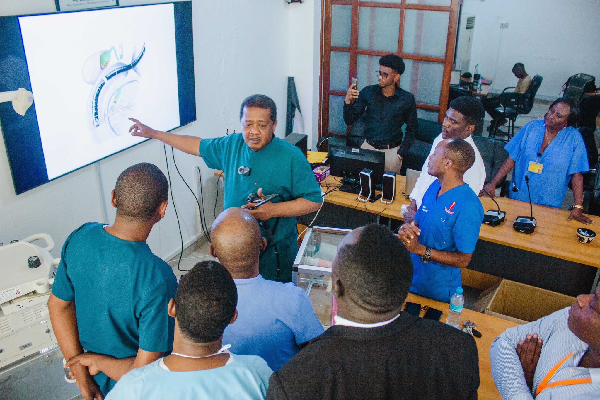 A specialized training workshop in biliary and pancreatic endoscopy in Dar es Salaam, Tanzania.”  If you prefer a more formal or academic tone, I can refine it further